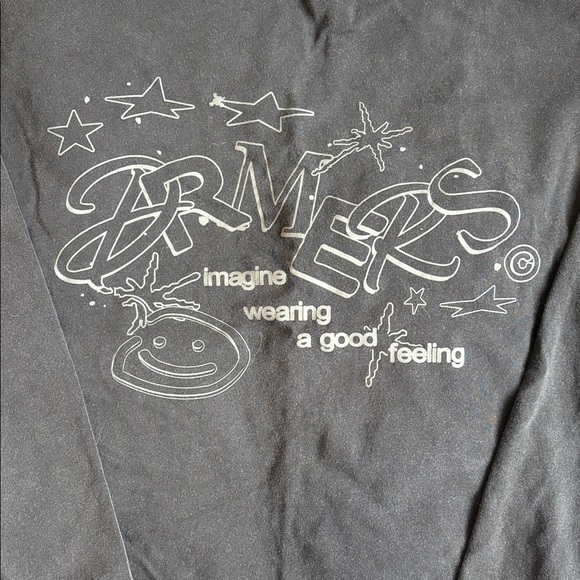 Dreamers club Black Graphic Long Sleeve Shirt - Picture 2 of 4